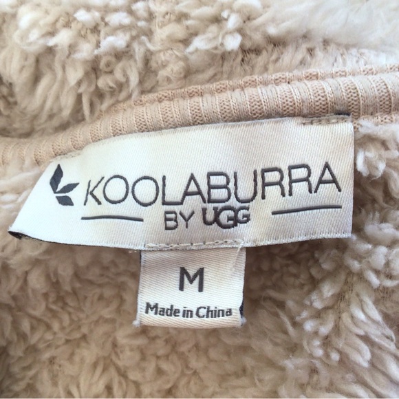Koolaburra by Ugg Portobello Beige Sherpa, Size M - Picture 2 of 4